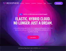 Tablet Screenshot of mesosphere.com